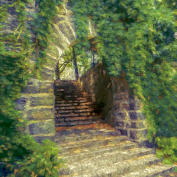 Arts numériques intitulée "Fort Tryon Park Arc…" par Jon Woodhams, Œuvre d'art originale, Travail numérique 2D