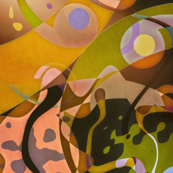 Digital Arts titled "Autumnal Frolic" by Jon Woodhams, Original Artwork, 2D Digital Work