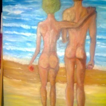 Painting titled "Just married" by Joper, Original Artwork