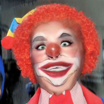 Fotografía titulada "le clown" por Robert Jordan, Obra de arte original