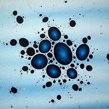 Schilderij getiteld "Nebulosa" door Jordi Bofill, Origineel Kunstwerk, Olie