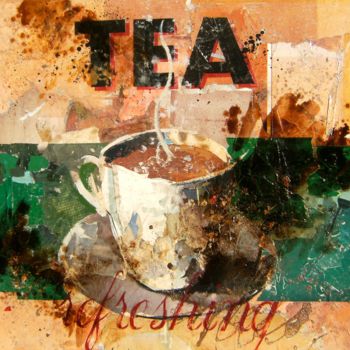 Malarstwo zatytułowany „"tea refreshing" Jo…” autorstwa Jordi Prat Pons, Oryginalna praca