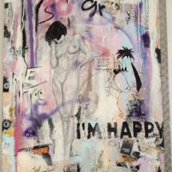 Painting titled "Happy" by Jorel, Original Artwork