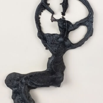 Escultura titulada "Somnambul" por Jörg Herold, Obra de arte original, Metales