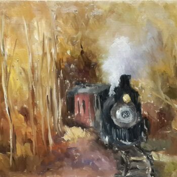 Pintura titulada "Tren" por Jorge Pizzanelli, Obra de arte original, Oleo