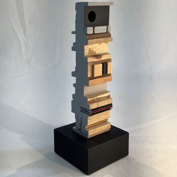 雕塑 标题为“Serie “Superficies”…” 由Jorge R. Barboza, 原创艺术品, 木