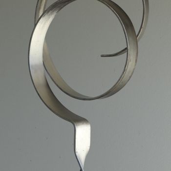 Sculpture titled "Soul (Alma)" by Jorge Braga, Original Artwork, Metals