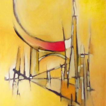 Painting titled "Solstice" by Jorge Coelho, Original Artwork, Oil