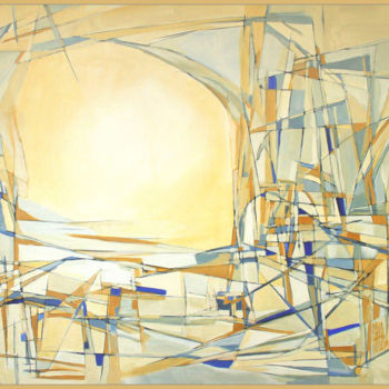 Картина под названием "Vers la lumière" - Jorge Coelho, Подлинное произведение искусства, Акрил