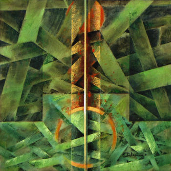 Painting titled "genesis.jpg" by Jorge Luis De Lorenzo, Original Artwork, Acrylic