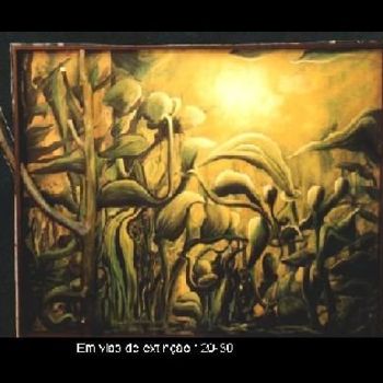 Painting titled "natureza em extinção" by Jorgemiguele, Original Artwork, Oil