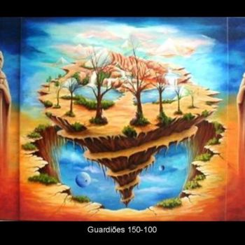 绘画 标题为“Guardiões” 由Jorgemiguele, 原创艺术品, 其他