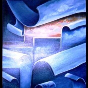 Peinture intitulée "céus desfolhados" par Jorgemiguele, Œuvre d'art originale, Huile