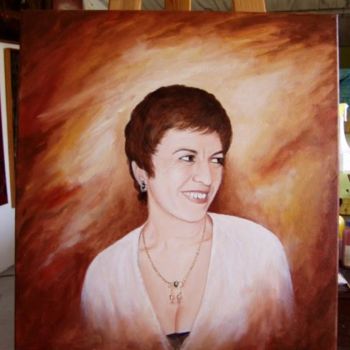 Painting titled "retrato" by Jorgemiguele, Original Artwork
