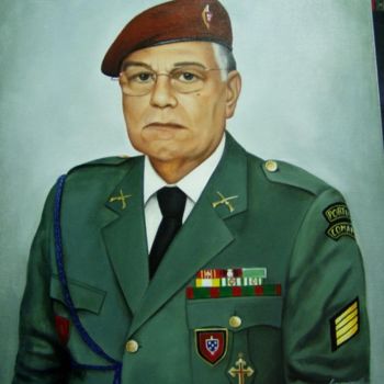 Painting titled "coronel" by Jorgemiguele, Original Artwork