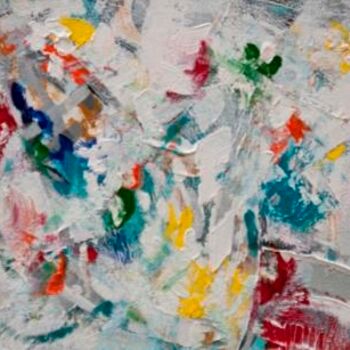 Pintura intitulada "Abstração XVI" por Jorge Novaes, Obras de arte originais, Óleo