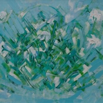 Pintura intitulada "Abstração XXII" por Jorge Novaes, Obras de arte originais, Óleo