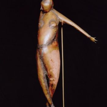 Sculptuur getiteld "Bailarina" door Jorge Velarde, Origineel Kunstwerk, Metalen