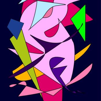 Digitale Kunst mit dem Titel "Tiouazotambedini" von Georges Allin (JorJ), Original-Kunstwerk, Digitale Malerei