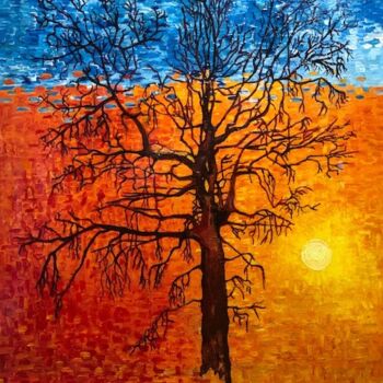 제목이 ""Old tree""인 미술작품 François Jornod로, 원작, 아크릴