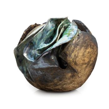 Skulptur mit dem Titel "REBORN" von Joanna Roszkowska, Original-Kunstwerk, Keramik