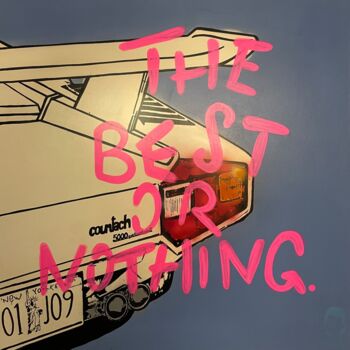 绘画 标题为“The best or nothing” 由Jos Tappe, 原创艺术品, 丙烯 安装在木质担架架上