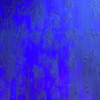 Pintura intitulada "bleu" por Joss, Obras de arte originais, Acrílico
