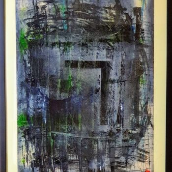 Painting titled ""le passage"" by Josica Avena, Original Artwork, Acrylic Mounted on Cardboard