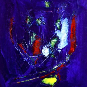 Painting titled "BLEU N°10" by José Bosch, Original Artwork, Acrylic