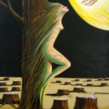 Peinture intitulée "Espiritual" par José Bravo Rosa, Œuvre d'art originale, Acrylique