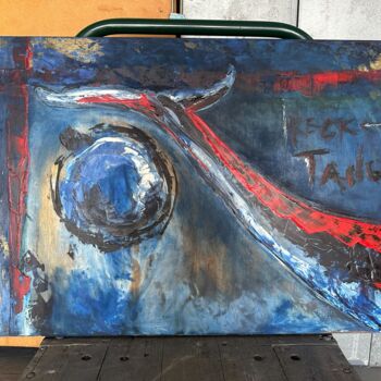 Peinture intitulée "Reck-Tangle" par Jose Caballero, Œuvre d'art originale, Huile