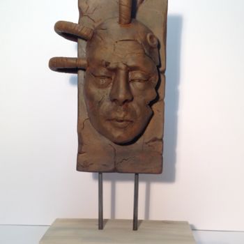 Escultura intitulada "Transfert" por Jose Hernandez, Obras de arte originais, Terracota