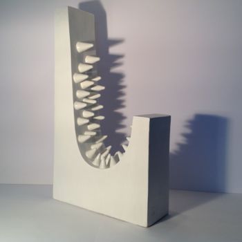 Sculpture titled "Sensitive 1" by Jose Hernandez, Original Artwork, Terra cotta