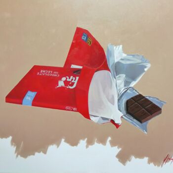 Pintura titulada "Wrappers Chocolate" por Jose Higuera, Obra de arte original, Oleo