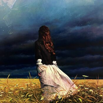 Peinture intitulée "The storm is approa…" par José Luis Bermúdez, Œuvre d'art originale, Huile
