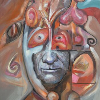 Pintura intitulada "Vision, no puedo ap…" por Jose Luis Madrazo Gastaudi, Obras de arte originais, Acrílico Montado em Armaç…