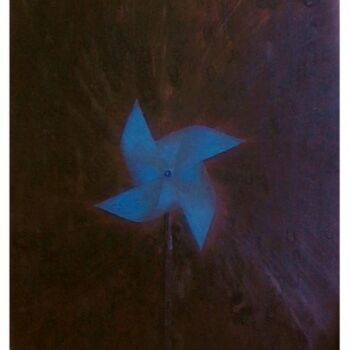 Malerei mit dem Titel "BLUE GALE" von José Pedro, Original-Kunstwerk