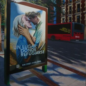 Картина под названием "A place of refuge /…" - Jose Ramon Muro Pereg (JRMuro), Подлинное произведение искусства, Акрил