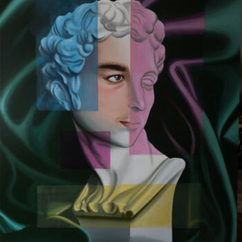 Pintura titulada "Deconstruccion de A…" por Jose Ramon Muro Pereg (JRMuro), Obra de arte original, Oleo