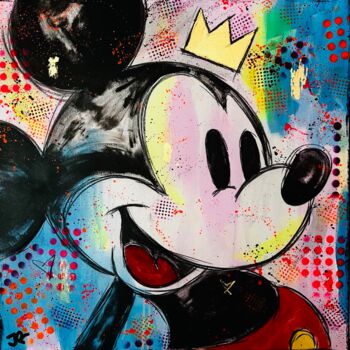 Painting titled "My Mickey" by Jose Rivera, Original Artwork, Acrylic