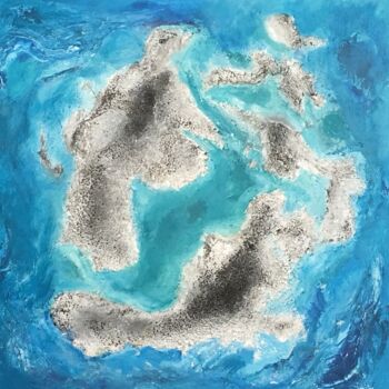 「Earth XXIII」というタイトルの絵画 José Sintnicolaas (Dutch Artist José)によって, オリジナルのアートワーク, アクリル