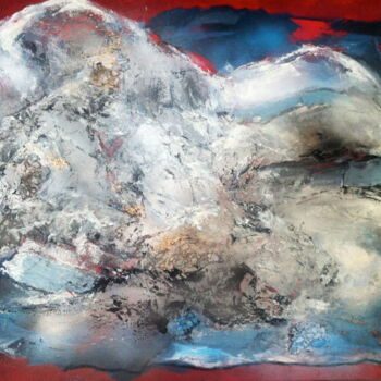 Malerei mit dem Titel "Earth X" von José Sintnicolaas (Dutch Artist José), Original-Kunstwerk, Acryl