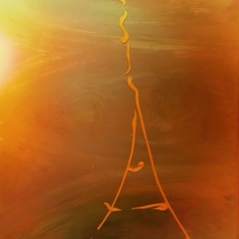 Peinture intitulée "Tour Eiffel" par Jose Sousa, Œuvre d'art originale