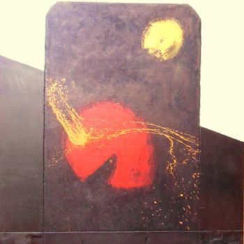 Pintura titulada "Grafismo, por José…" por José Contreras, Obra de arte original, Oleo
