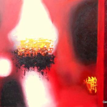 Pintura titulada "Implosión, por José…" por José Contreras, Obra de arte original, Oleo