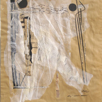 Collages titled "Conversation musica…" by Josée Roscop, Original Artwork, Collages
