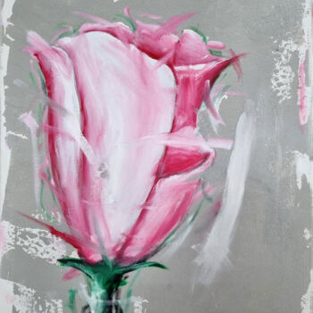 绘画 标题为“rosa” 由Josef Hirthammer, 原创艺术品, 丙烯