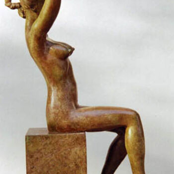 Sculpture titled "la coiffure  1/8  (…" by José  Herrera, Original Artwork