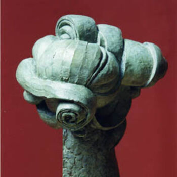 Skulptur mit dem Titel "petite tête  5/6  (…" von José  Herrera, Original-Kunstwerk