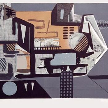 Dessin intitulée "Structure industrie…" par José  Herrera, Œuvre d'art originale